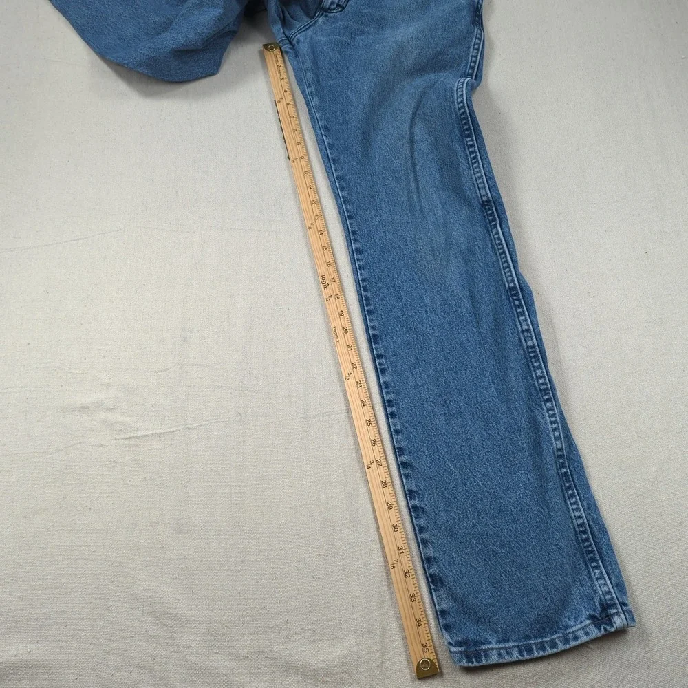 Wrangler Jeans Mens 36x34 Blue Western Cowboy Cut 13MWZ Rodeo Rancher